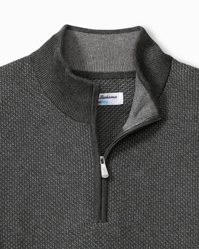 Tommy Bahama Best Price - Big & Tall Coolside Legend Half-Zip IslandZone® Sweater