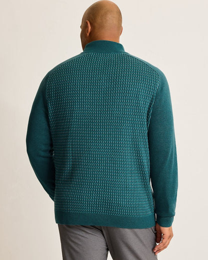 Tommy Bahama Essential - Big & Tall Coastal Shores Half-Zip Sweater
