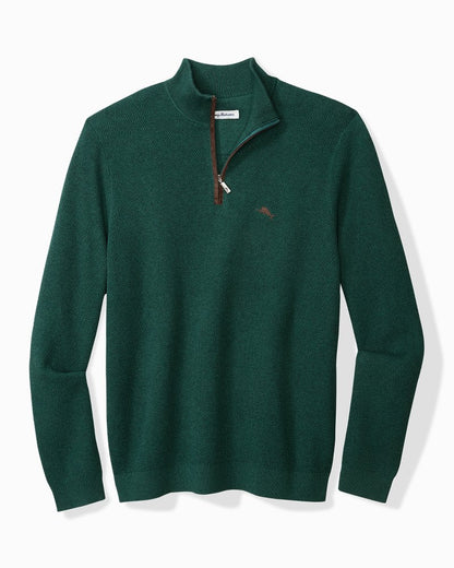 Tommy Bahama Hot Sale - Big & Tall Marlin Luxe Half-Zip Sweater