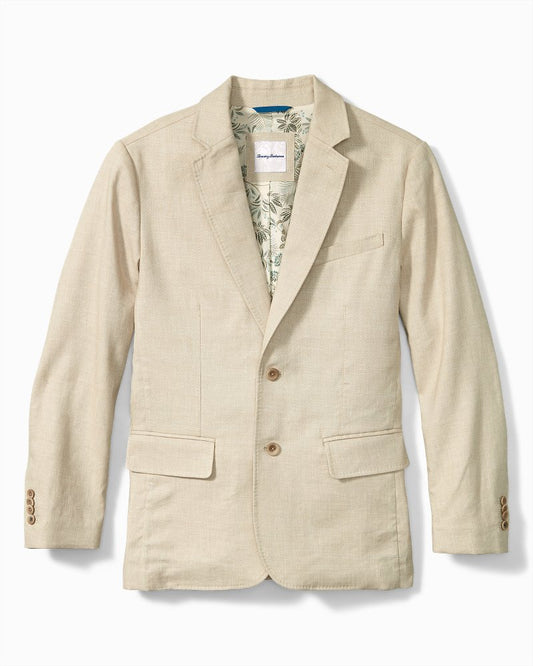 Tommy Bahama Top Pick - Big & Tall Latigo Beach Linen-Blend Blazer