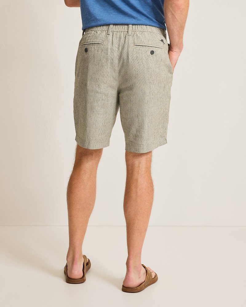 Tommy Bahama Classic - Big & Tall Isla Sands Stripe Stretch-Linen Shorts