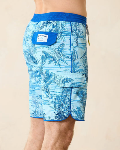 Tommy Bahama Trending - Big & Tall Baja Bird's Eye View Boardshorts