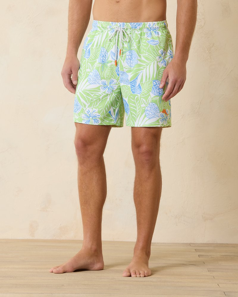 Tommy Bahama Exclusive - Big & Tall Naples Pineapple Hideaway Swim Trunks