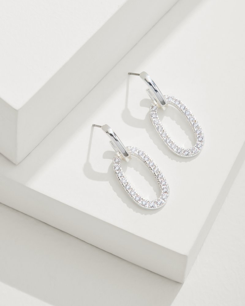 Tommy Bahama Featured - Sanibel Island Crystal Link Drop Earrings