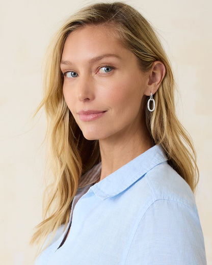 Tommy Bahama Featured - Sanibel Island Crystal Link Drop Earrings