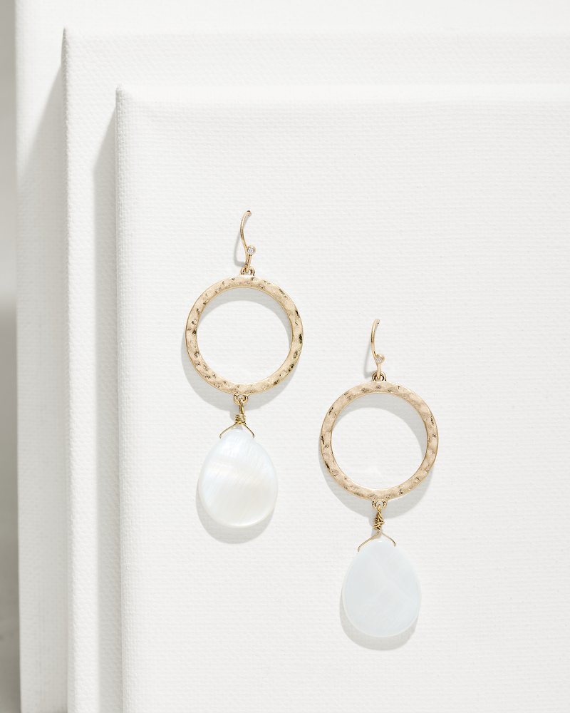 Tommy Bahama Classic - Indigo Shore Mother of Pearl Teardrop Earrings