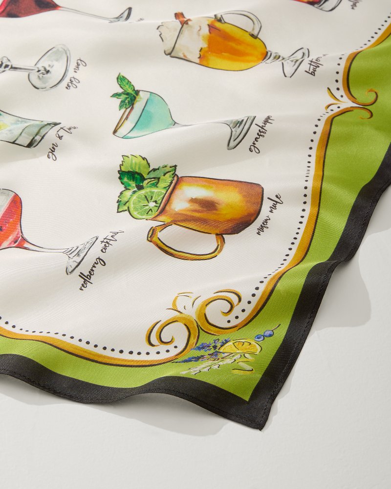 Tommy Bahama Best Seller - Cocktail Hour Silk Bandana