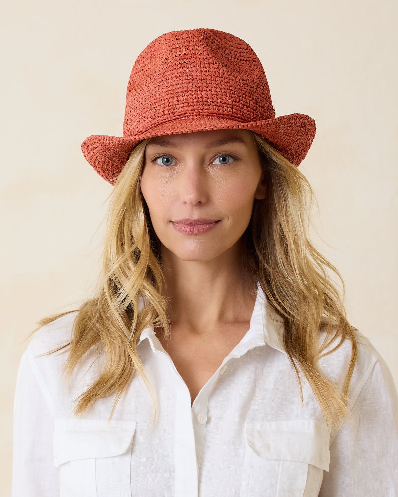 Tommy Bahama Signature - Gigi Crochet Raffia Hat