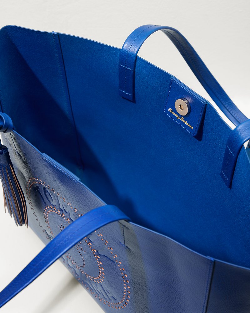 Tommy Bahama Smart Buy - Tommy Bahama Perforated Leather Tote