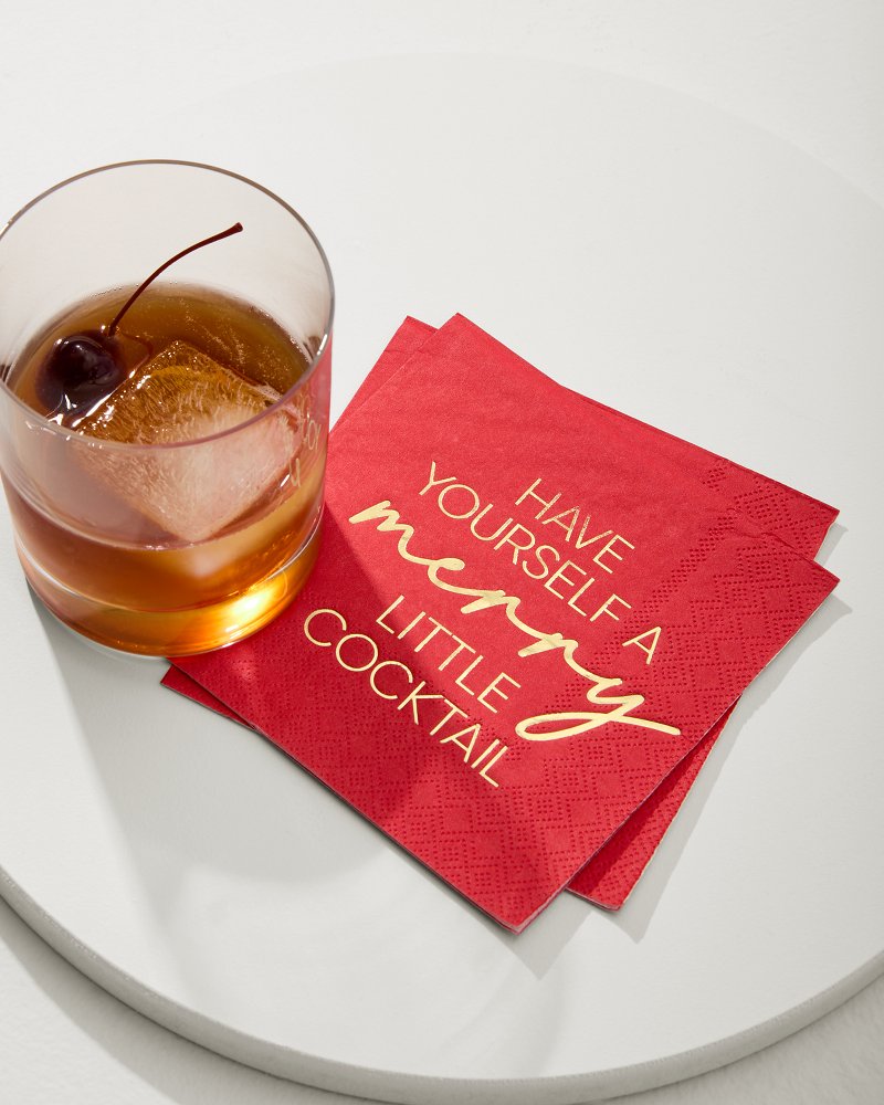 Tommy Bahama Deals - Have Yourself a Merry Little Cocktail Napkins