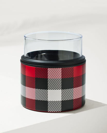 Tommy Bahama Essential - Asobu® On the Rocks Glass & Kuzie - Plaid