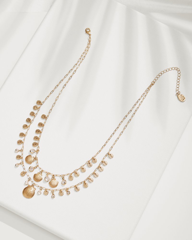 Tommy Bahama Hot Sale - Seaside Layered Charm Statement Necklace