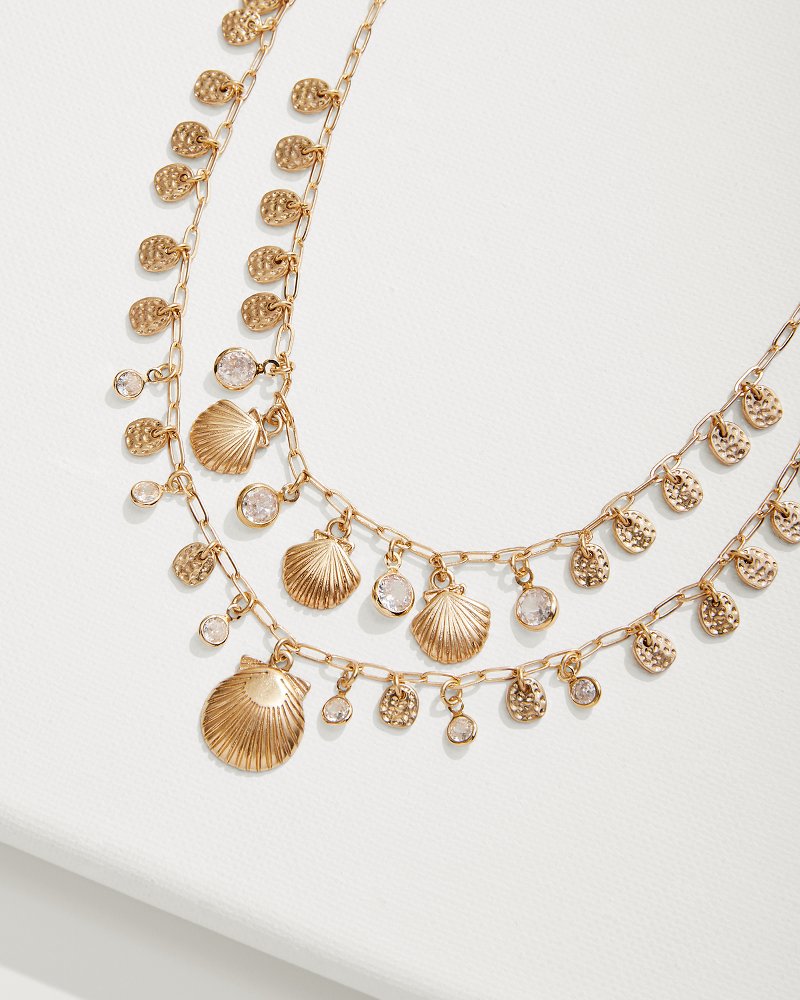Tommy Bahama Hot Sale - Seaside Layered Charm Statement Necklace