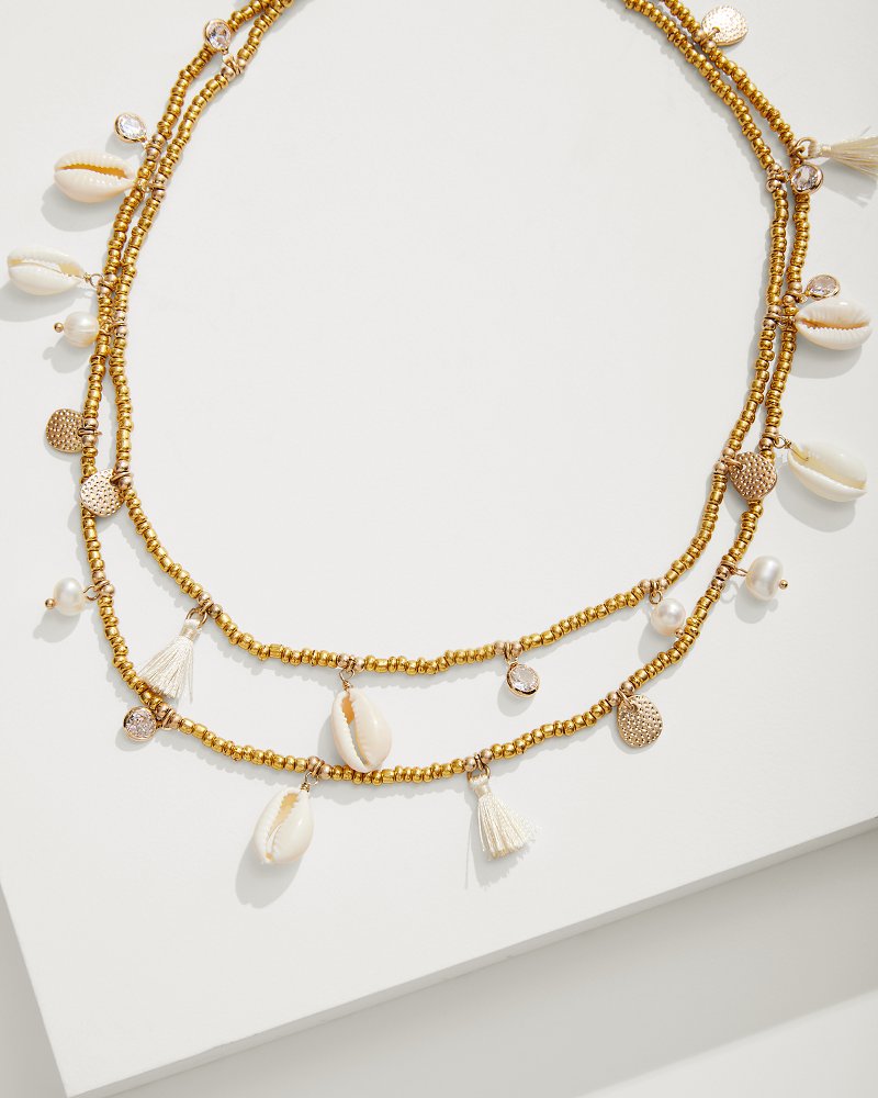 Tommy Bahama Smart Buy - Seaside Cowrie Shell Station Necklace