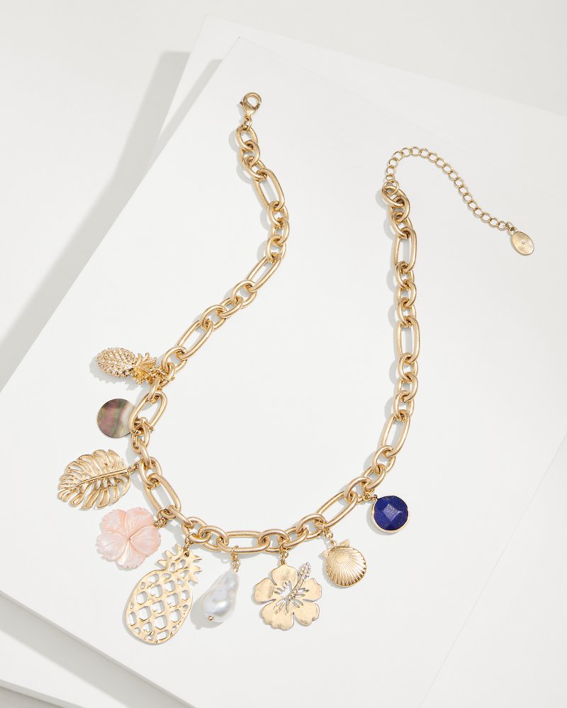 Tommy Bahama Value - Tropical Blooms Statement Charm Necklace