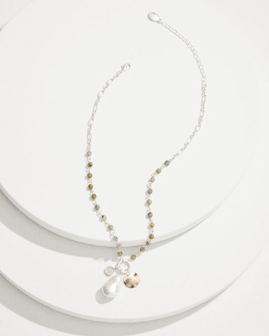 Tommy Bahama Popular - Marco Island Shell and Mother of Pearl Pendant Necklace