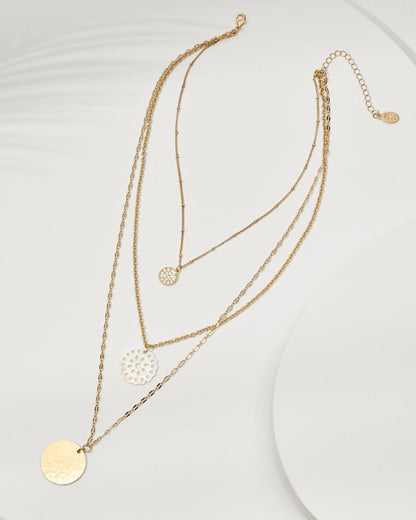 Tommy Bahama Smart Buy - Madeira Mother of Pearl Flower Multi-Row Necklace