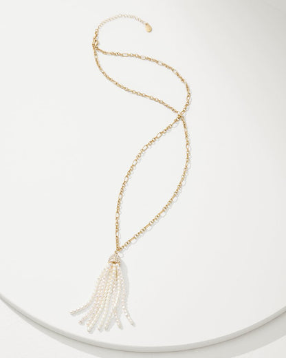 Tommy Bahama Special Offer - Tidal Treasure Pearl Tassel Necklace
