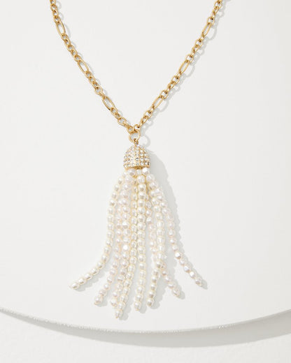 Tommy Bahama Special Offer - Tidal Treasure Pearl Tassel Necklace