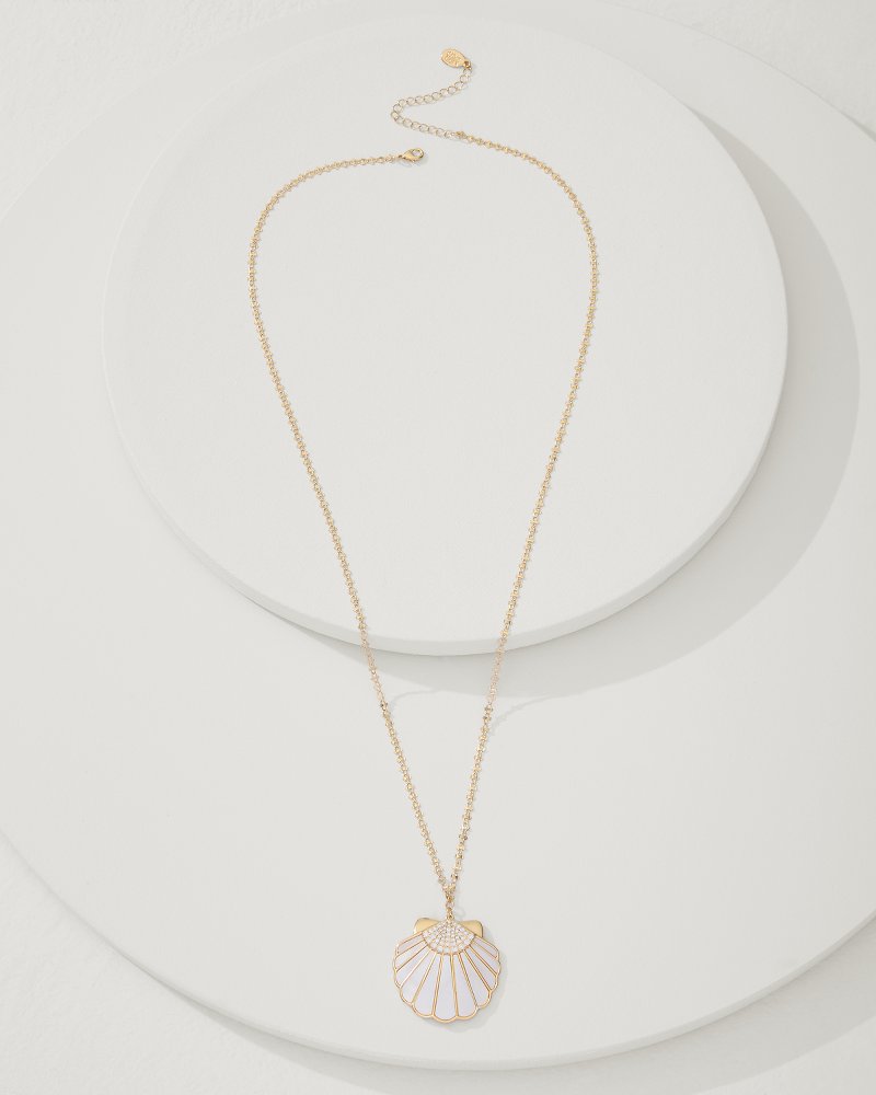 Tommy Bahama Trusted - Moments in Paradise Mother of Pearl and Shell Pendant Necklace