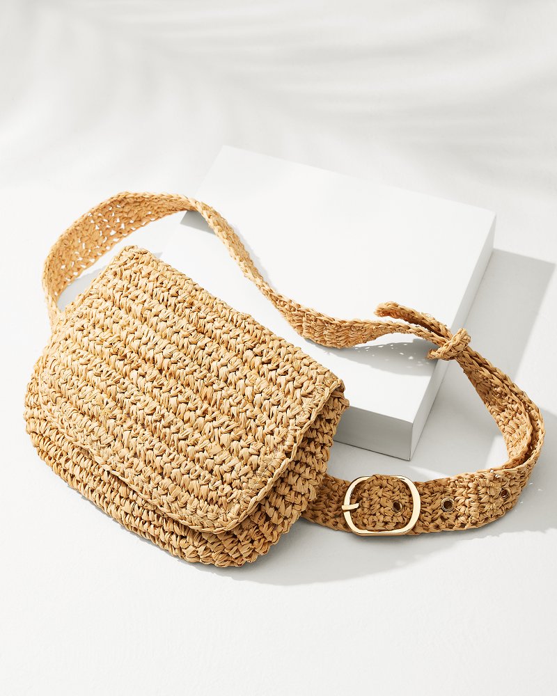 Tommy Bahama Signature - 5-in-1 Raffia Belt Bag