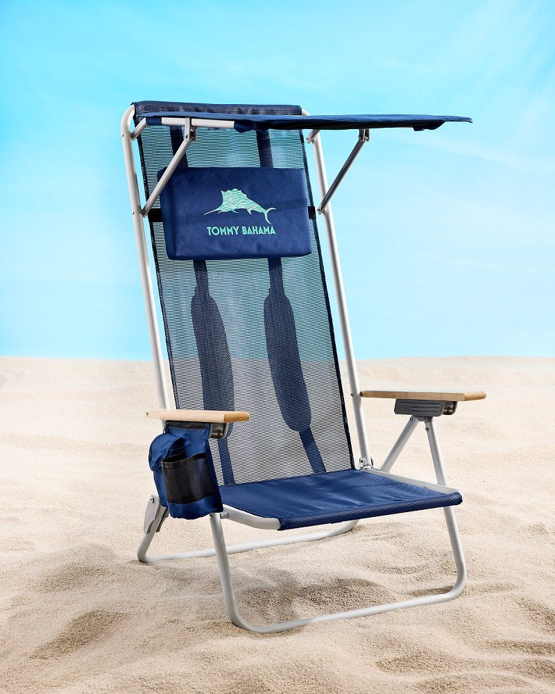 Tommy Bahama Customer Favorite - Tommy Bahama Mesh Beach Chair With Shade