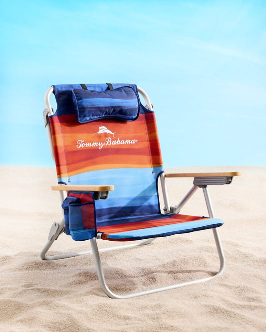 Tommy Bahama Everyday - Tommy Bahama Sunset Stripe Deluxe Backpack Beach Chair