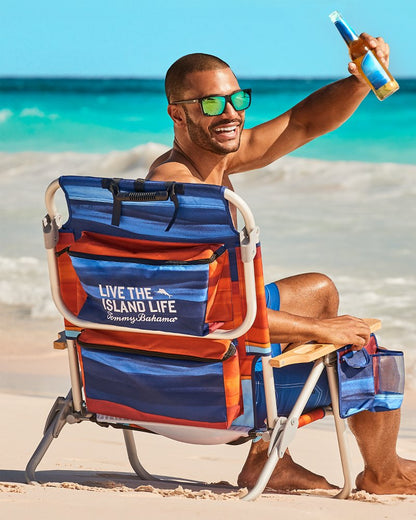 Tommy Bahama Everyday - Tommy Bahama Sunset Stripe Deluxe Backpack Beach Chair