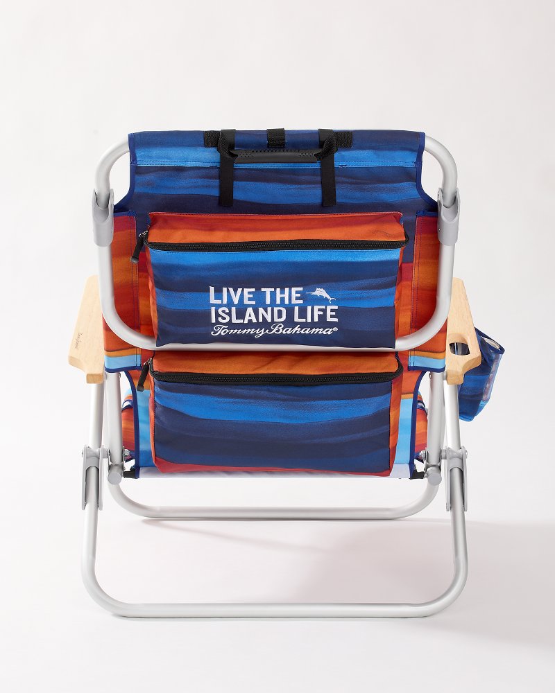 Tommy Bahama Everyday - Tommy Bahama Sunset Stripe Deluxe Backpack Beach Chair