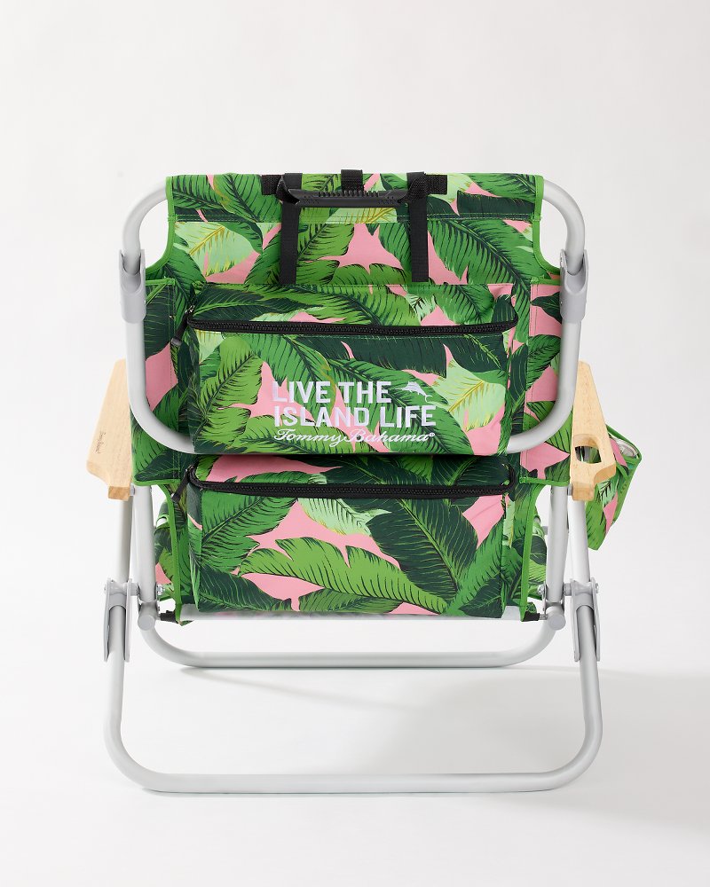 Tommy Bahama Premium - Tommy Bahama Swaying Fronds Deluxe Backpack Beach Chair