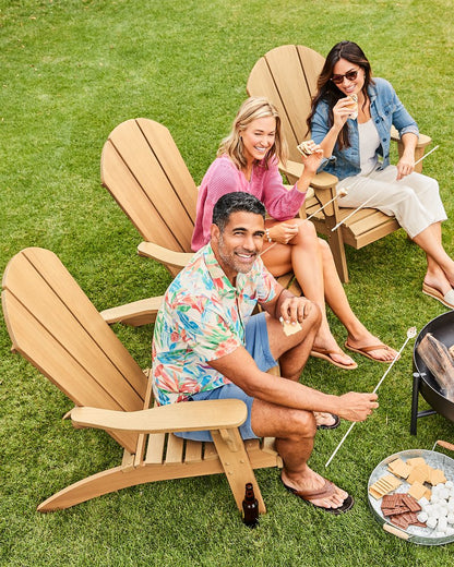 Tommy Bahama Top Pick - Tommy Bahama All-Season Natural Wood Adirondack Chair
