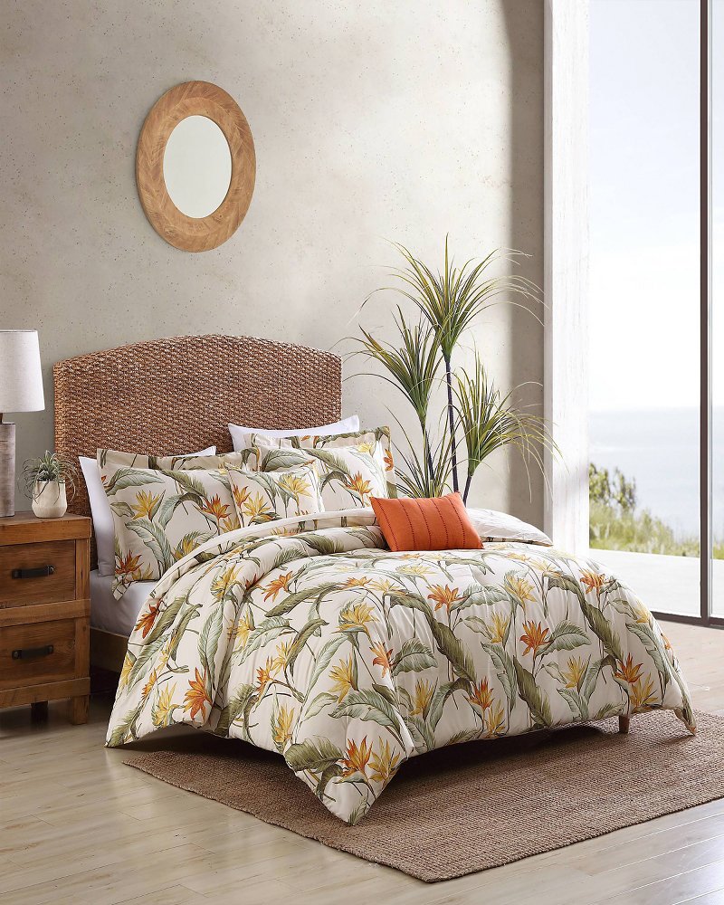 Tommy Bahama Signature - Birds of Paradise 5-Piece Full/Queen Comforter Set