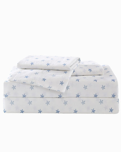 Tommy Bahama Deals - Starfish Treasure 4-Piece Queen Sheet Set