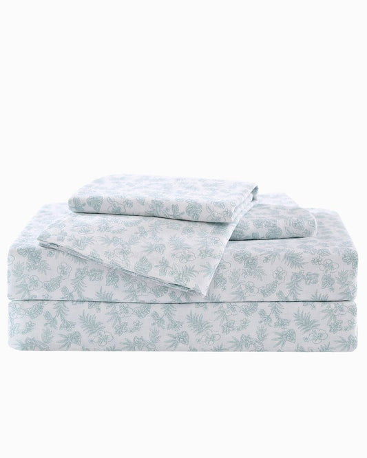 Tommy Bahama Great Value - Hibiscus Bloom 4-Piece Queen Sheet Set