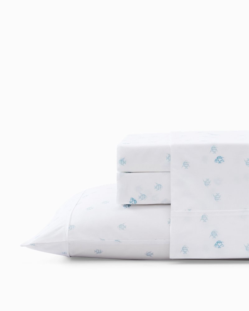 Tommy Bahama Essential - Angel Fish 4-Piece King Sheet Set