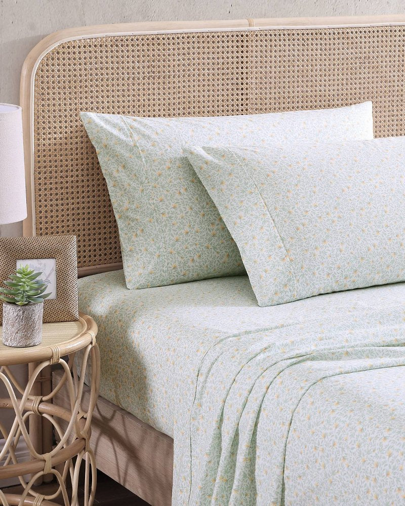 Tommy Bahama Classic - Crane Flower 4-Piece Queen Sheet Set