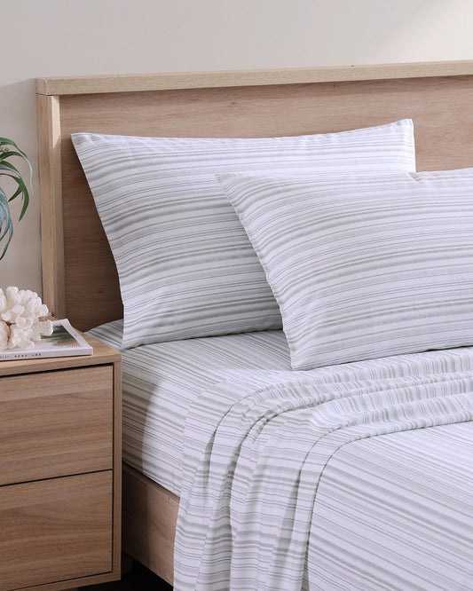 Tommy Bahama Essential - Kahanu Stripe 4-Piece Queen Sheet Set