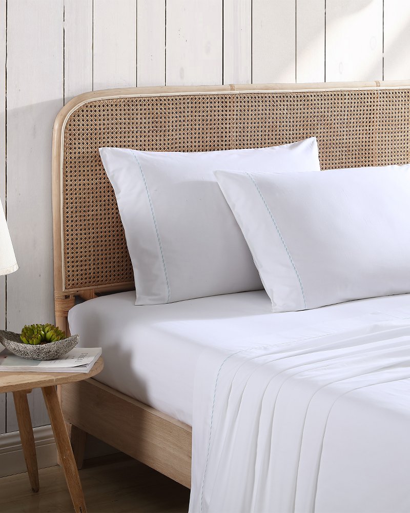 Tommy Bahama Popular - Solid 4-Piece Queen Sheet Set - Blue