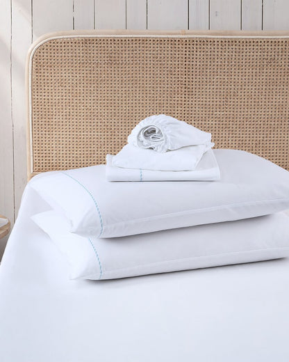 Tommy Bahama Popular - Solid 4-Piece Queen Sheet Set - Blue
