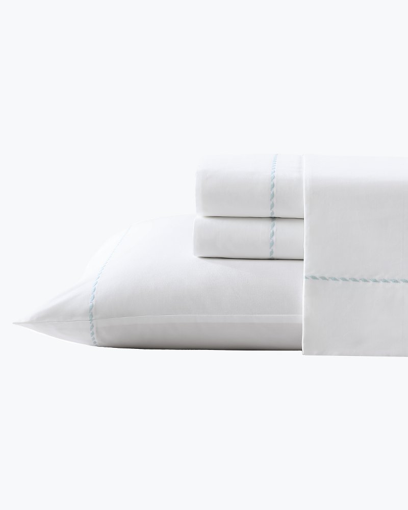 Tommy Bahama Latest - Solid 4-Piece King Sheet Set - Blue