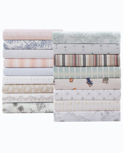 Tommy Bahama Featured - Lovely Palms 4-Piece Queen Sheet Set