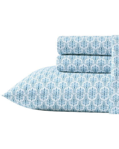 Tommy Bahama Smart Buy - Coastal Batik Blue 4-Piece King Sheet Set