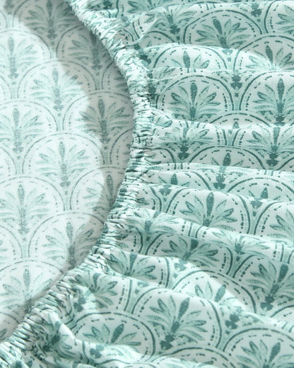 Tommy Bahama New - Coastal Batik Green 4-Piece King Sheet Set