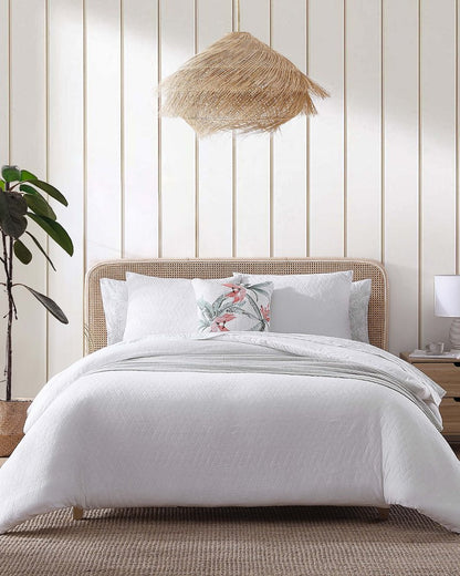 Tommy Bahama Discount - Wicker Woven 3-Piece Full/Queen Comforter Set
