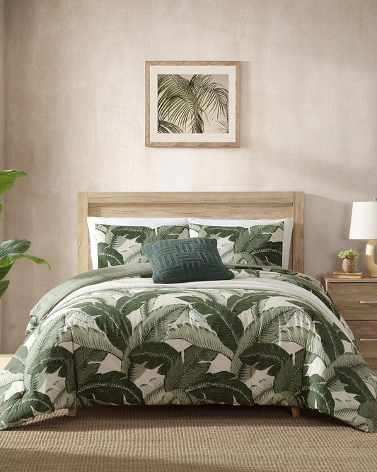 Tommy Bahama New - Vintage Palms 3-Piece Full/Queen Comforter Set