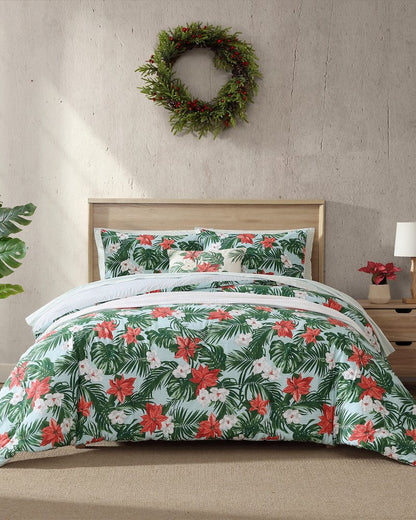 Tommy Bahama Quality - Festive Palms Reversible Full/Queen 3-Piece Comforter Set