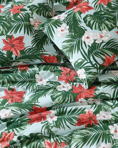Tommy Bahama Quality - Festive Palms Reversible Full/Queen 3-Piece Comforter Set