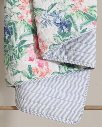 Tommy Bahama Recommended - Island Orchid Reversible 3-Piece King Quilt Set