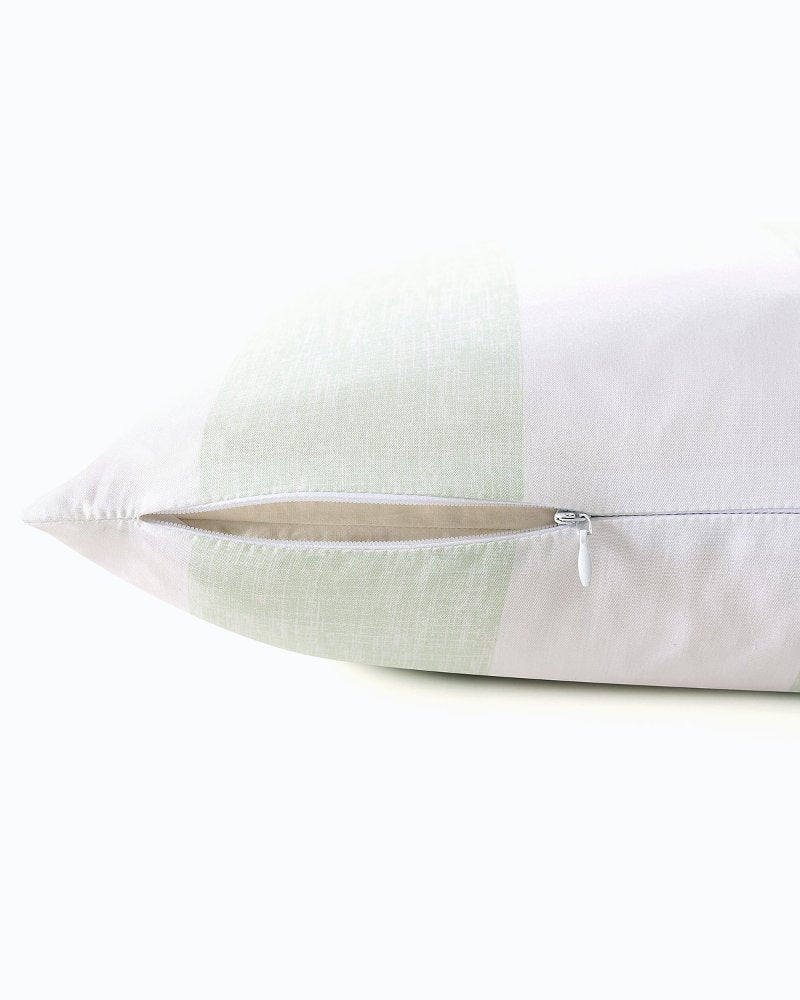 Tommy Bahama Latest - Awning Stripe Green Decorative Pillow