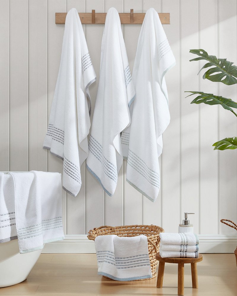 Tommy Bahama Sale - Cliff Side Grey 3-Piece Towel Set